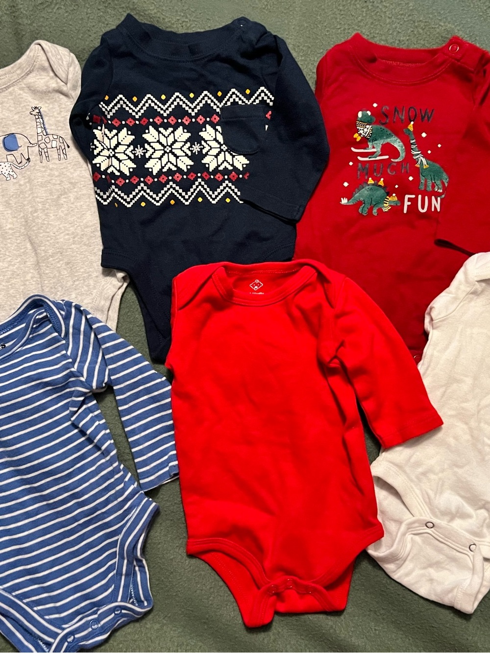 Long-Sleeve Baby Bodysuit - Unbranded